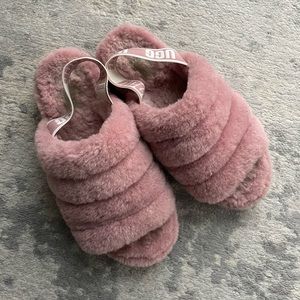 Pink Ugg Yeah Slide Slippers